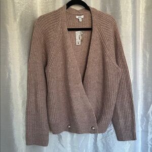 NWT Reitmans Soft Mauve Knit Cardigan